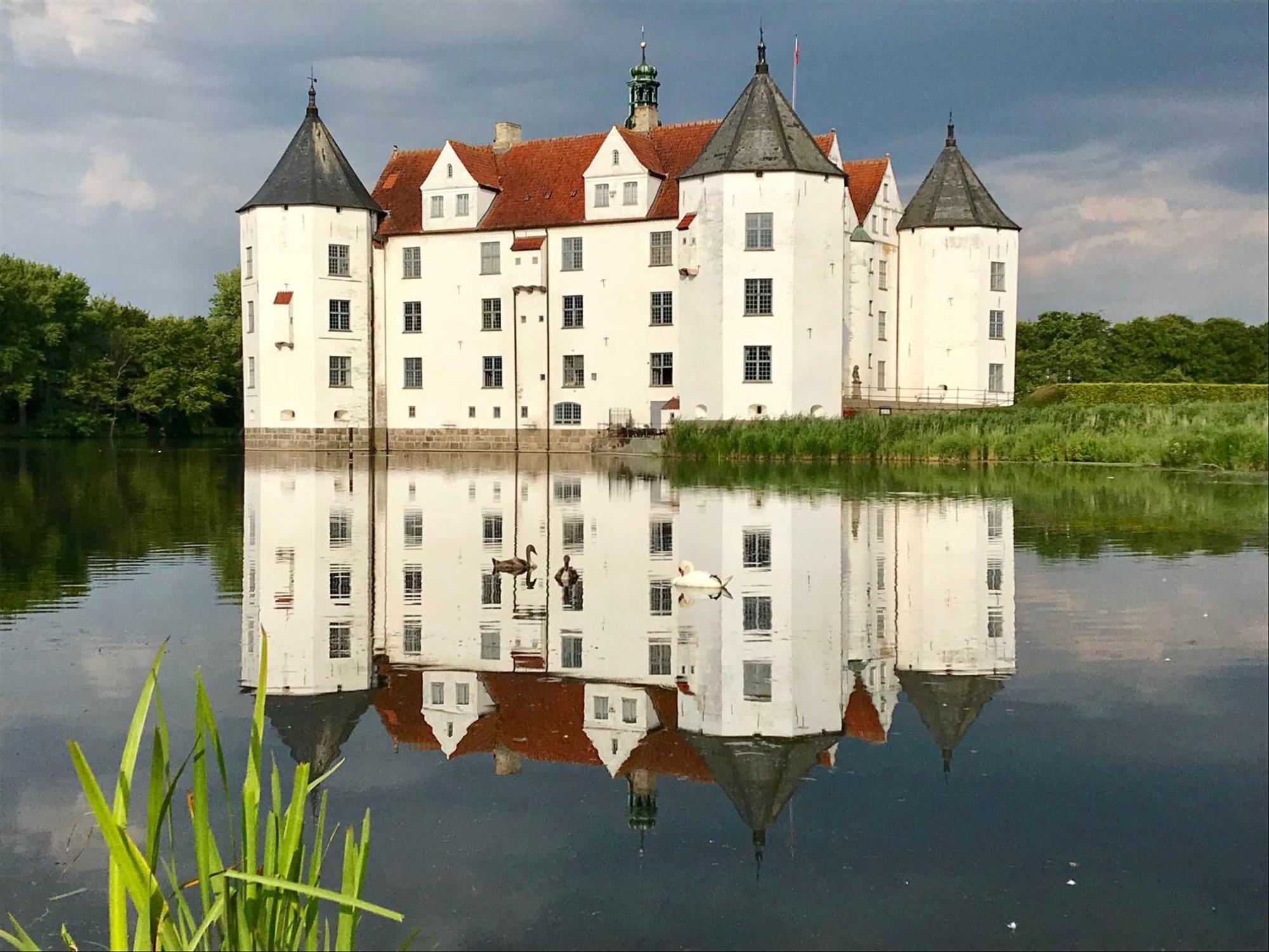 Ferienwohnung Skowronek Am Kurpark Glücksburg Eksteriør bilde